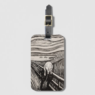 Der Schrei (1895) Edvard Munch Woodcut Fine Art Gepäckanhänger