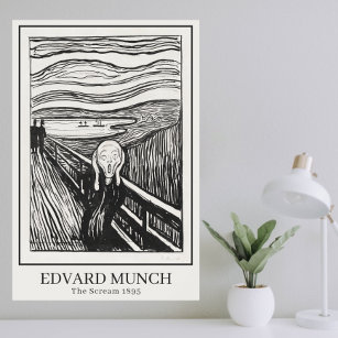 Der Schrei (1895) von Edvard Munch Poster