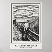 Der Schrei (1895) von Edvard Munch Poster (Vorne)