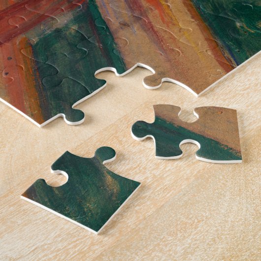 Der Schrei, 1910 von Edvard Munch Puzzle (Seite)