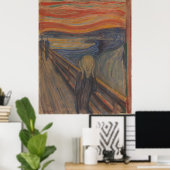 Der Schrei der Natur 1893 von Edvard Munch Poster (Heimbüro)