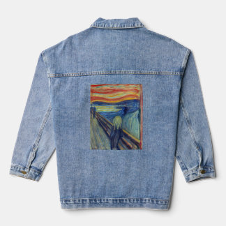 Der Schrei (der Natur) Edvard Munch Jeansjacke