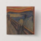 Der Schrei der Natur von Edvard Munch 1893 Button (Vorderseite)