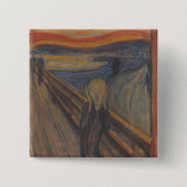 Der Schrei der Natur von Edvard Munch 1893 Button (Vorderseite)