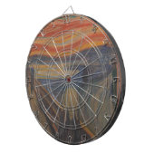 Der Schrei der Natur von Edvard Munch 1893 Dartscheibe (Vorderseite rechts)