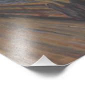 Der Schrei der Natur von Edvard Munch 1893 Fotodruck (Ecke)