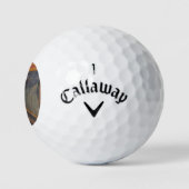 Der Schrei der Natur von Edvard Munch 1893 Golfball (Logo)