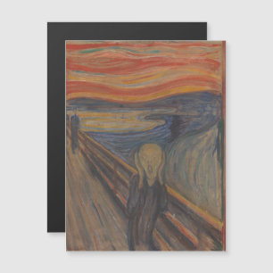 Der Schrei der Natur von Edvard Munch 1893 Magnetkarte