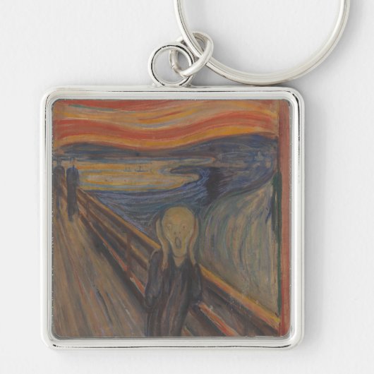 Der Schrei der Natur von Edvard Munch 1893 Schlüsselanhänger (Vorne)