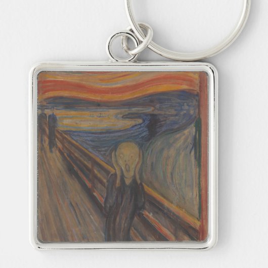 Der Schrei der Natur von Edvard Munch 1893 Schlüsselanhänger (Vorne)