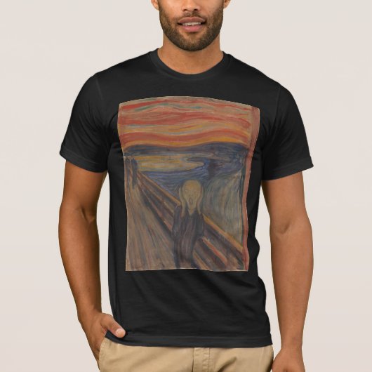 Der Schrei der Natur von Edvard Munch 1893 T-Shirt (Vorderseite)
