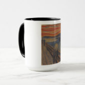 Der Schrei der Natur von Edvard Munch 1893 Tasse (Vorderseite Links)