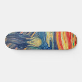 Der Schrei des Ausdrucks - Edvard Munch Skateboard (Horizontal)