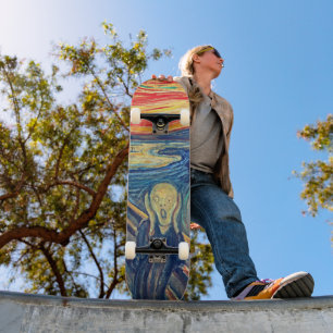 Der Schrei des Ausdrucks - Edvard Munch Skateboard