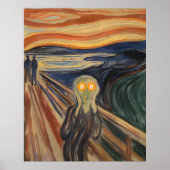 Der Schrei des Bitcoins (Munch) Poster (Vorne)