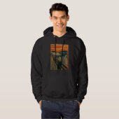 Der Schrei des Edvard Expressionismus Hoodie (Vorne ganz)