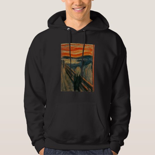 Der Schrei des Edvard Expressionismus Hoodie (Vorderseite)