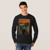 Der Schrei des Edvard Expressionismus T-Shirt (Vorne ganz)