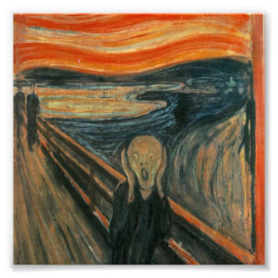 Der Schrei des symbolischen Malers Edvard Munch Fotodruck