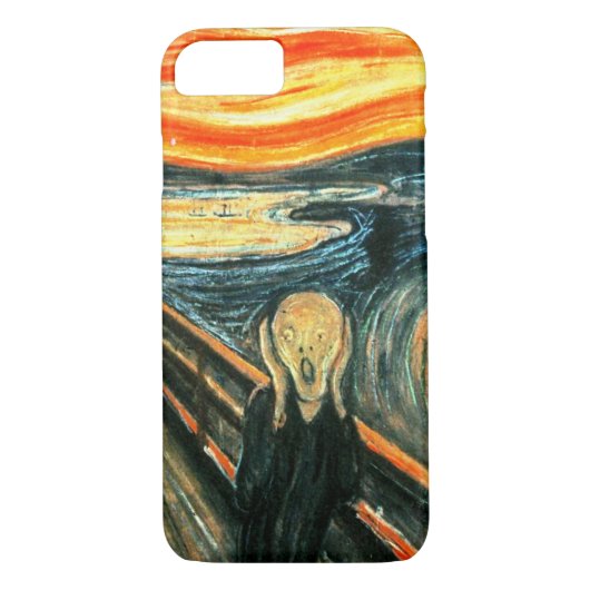 Der Schrei durch Edvard Munch Case-Mate iPhone Hülle (Rückseite)