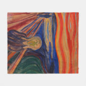 Der Schrei durch Edvard Munch Fleecedecke (Vorderseite (Horizontal))