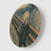 Der Schrei durch Edvard Munch Große Wanduhr (Winkel)