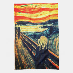 Der Schrei durch Edvard Munch Handtuch