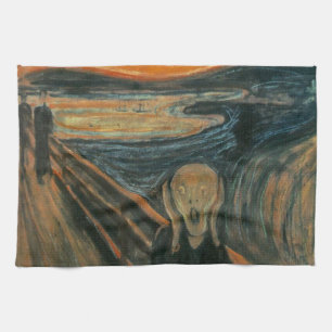 Der Schrei durch Edvard Munch Handtuch
