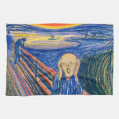 Der Schrei durch Edvard Munch (im Pastell) moderne Küchentuch (Horizontal)