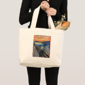 Der Schrei durch Edvard Munch Jumbo Stoffbeutel (Vorderseite (Produkt))