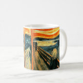 Der Schrei durch Edvard Munch Kaffeetasse (VorderseiteRechts)