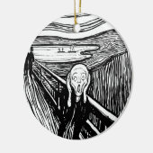 Der Schrei durch Edvard Munch Keramik Ornament (Links)
