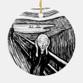 Der Schrei durch Edvard Munch Keramik Ornament (Hinten)