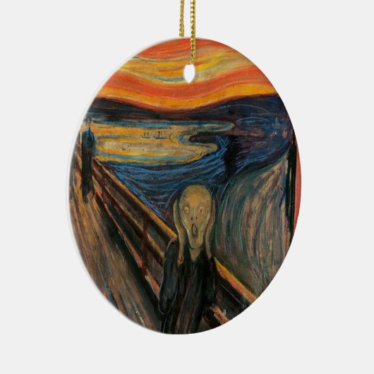 Der Schrei durch Edvard Munch Keramikornament (Rechts)