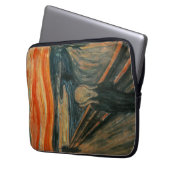 Der Schrei durch Edvard Munch Laptopschutzhülle (Vorderseite Links)