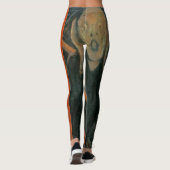 Der Schrei durch Edvard Munch Leggings (Rückseite)