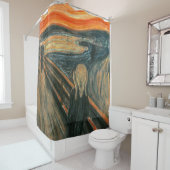 Der Schrei durch Edvard Munch ~ Malerei Duschvorhang (Beispiel)