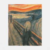 Der Schrei durch Edvard Munch | Malerei Fleecedecke (Vorderseite)