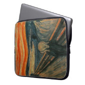 Der Schrei durch Edvard Munch ~ Malerei Laptopschutzhülle (Vorderseite Links)