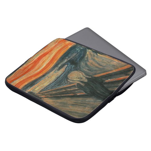 Der Schrei durch Edvard Munch ~ Malerei Laptopschutzhülle (Vorne Oben)