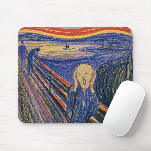 Der Schrei durch Edvard Munch Mousepad (Mit Mouse)