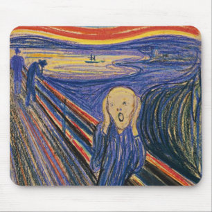 Der Schrei durch Edvard Munch Mousepad