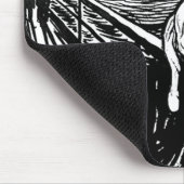 Der Schrei durch Edvard Munch Mousepad (Ecke)
