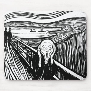 Der Schrei durch Edvard Munch Mousepad