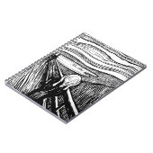 Der Schrei durch Edvard Munch Notizblock (Linke Seite)