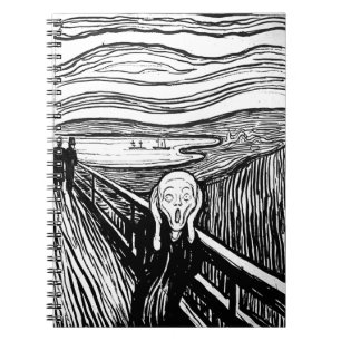 Der Schrei durch Edvard Munch Notizblock