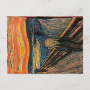 Der Schrei durch Edvard Munch Postkarte