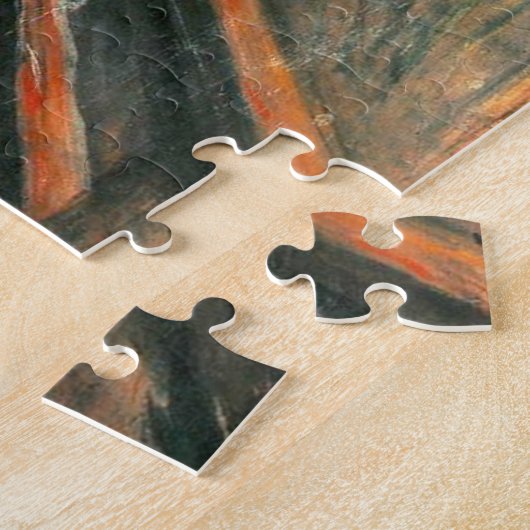 Der Schrei durch Edvard Munch Puzzle (Seite)