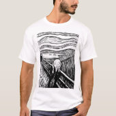 Der Schrei durch Edvard Munch T-Shirt (Vorderseite)