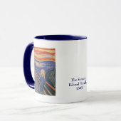 Der Schrei durch Edvard Munch Tasse (Vorderseite Links)